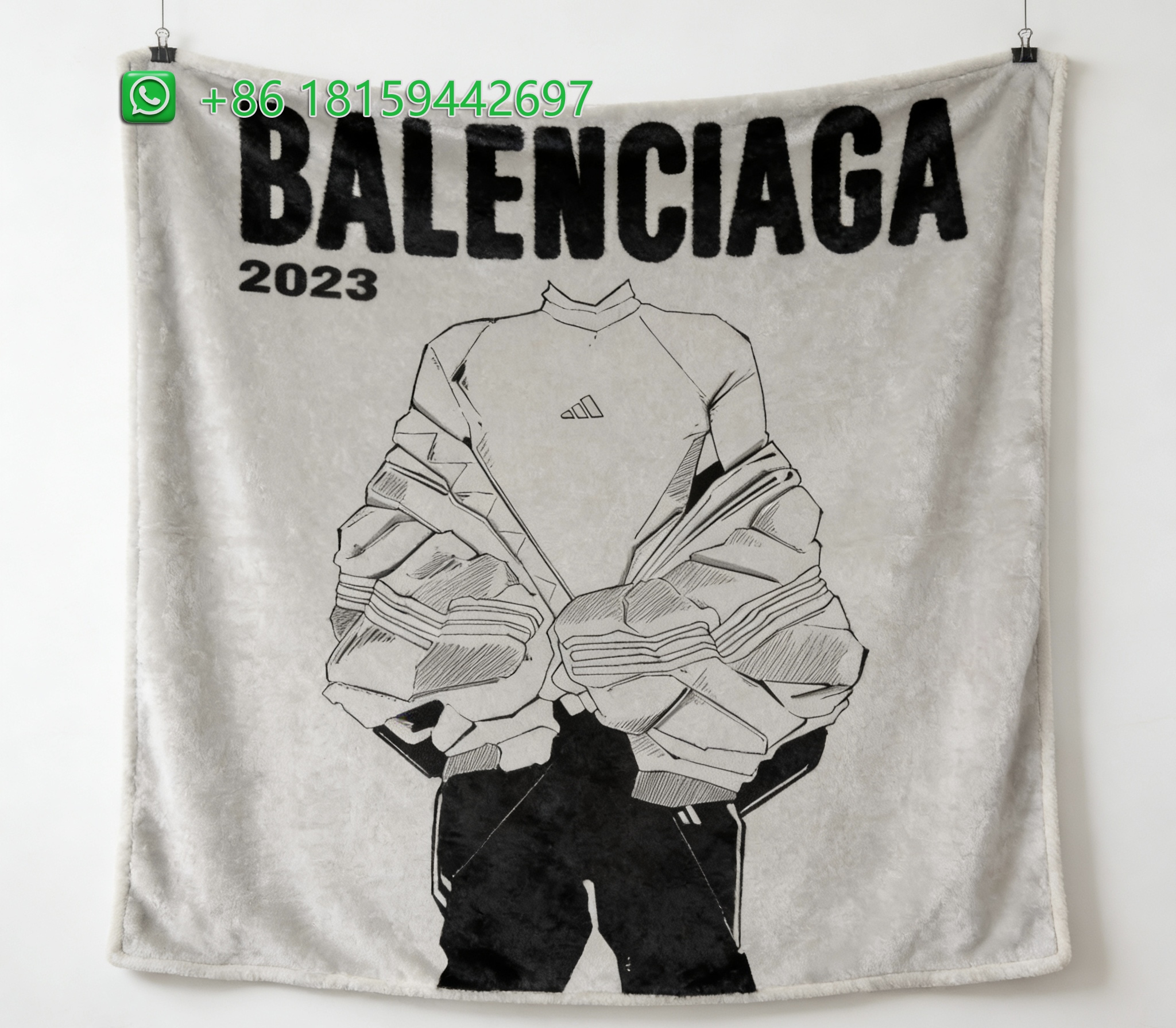 Balenciaga Throw Blankets